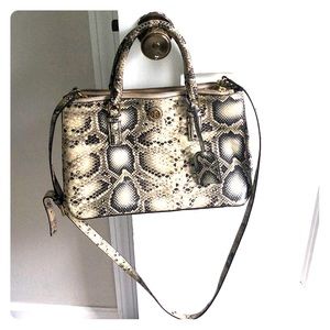 Tory Burch snakeskin tote